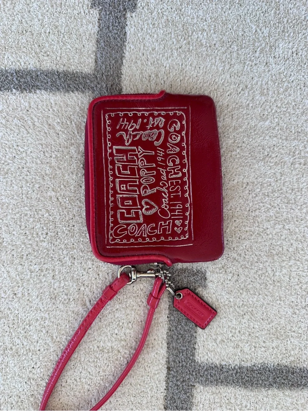 Ted coach poppy wristlet